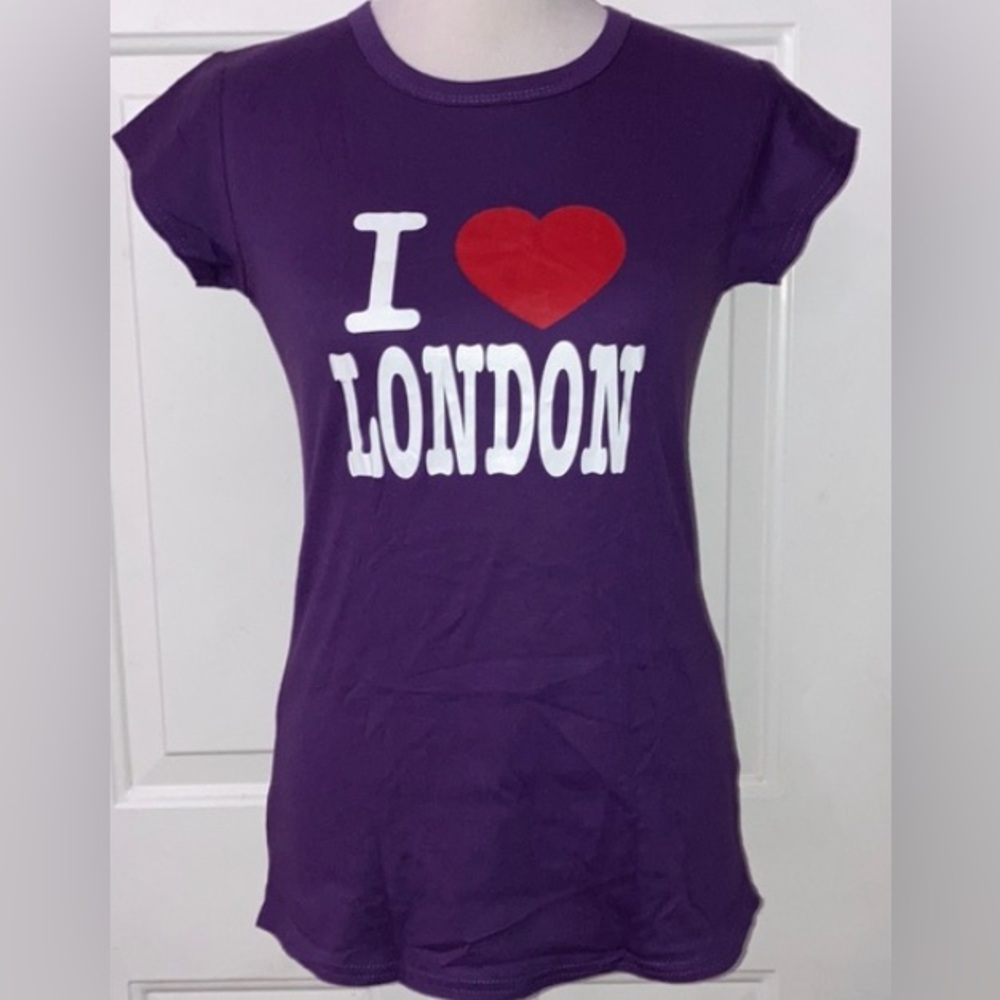 New NWOT I heart London Longline Baby T Shirt XXL